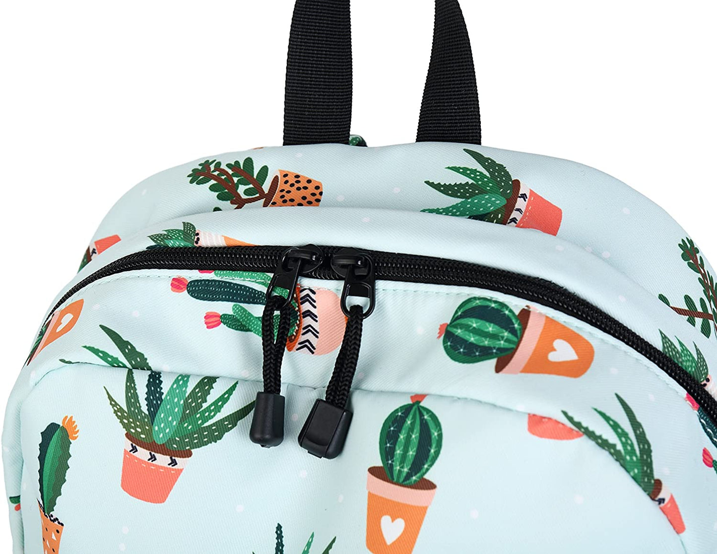Cactus-Themed Leisure Backpack for Teenage Girls and Women